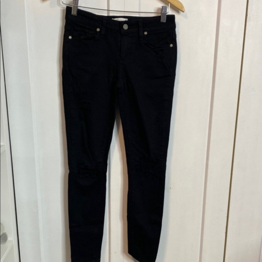 Paige Verdugo ankle Womens Black distressed Jeans26 - Picture 2 of 8